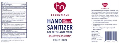 2020 HN ESSENTIALS HS 4OZ LABEL_small image.jpg Hand Sanitizer Label 4oz NDC 80920-855-04 - 2020 HN ESSENTIALS HS 4OZ LABEL small image